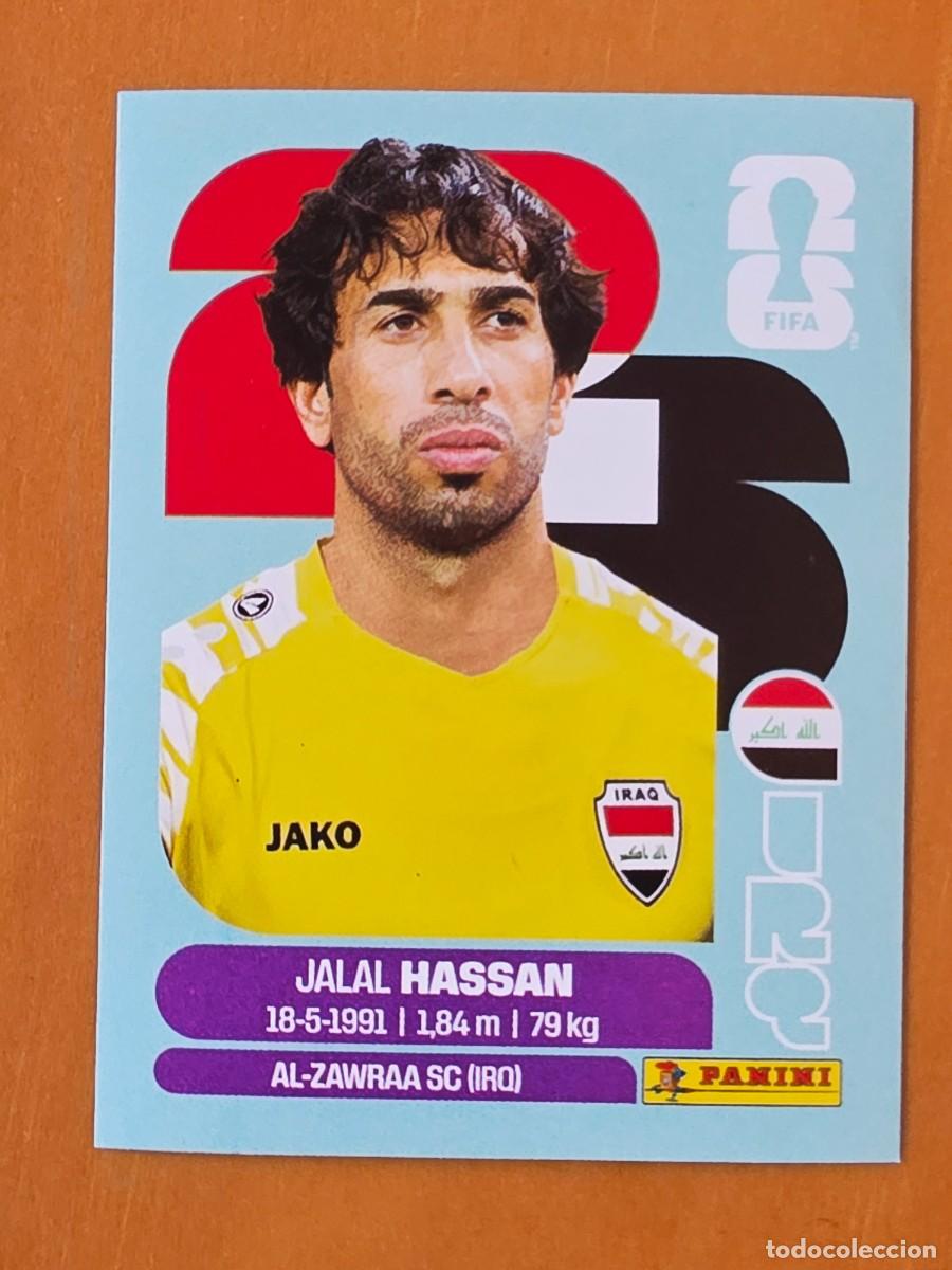 Cromos de f&uacute;tbol: IRQ 2 Jalal Hassan, Iraq Irak, Panini FIFA World Cup Mundial 2026 Sticker