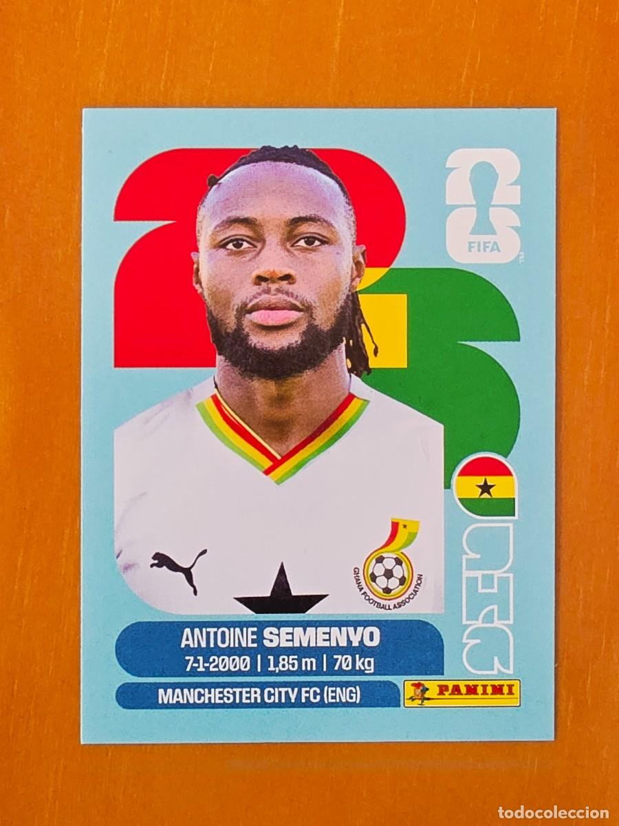 Cromos de f&uacute;tbol: GHA 20 Antoine Semenyo, Ghana, Panini FIFA World Cup Mundial 2026 Sticker