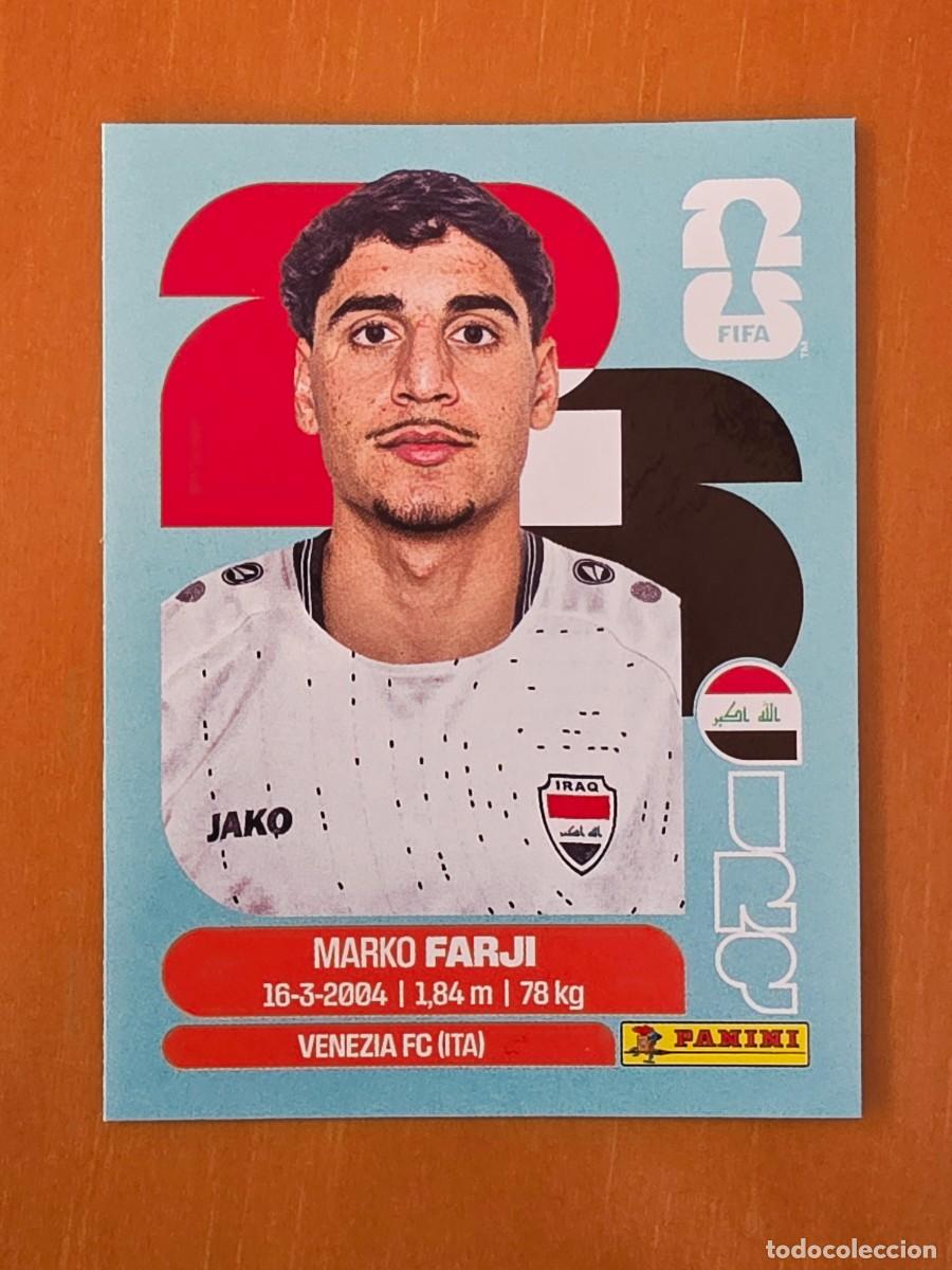 Cromos de f&uacute;tbol: IRQ 16 Marko Farji, Iraq, Panini FIFA World Cup Mundial 2026 Sticker