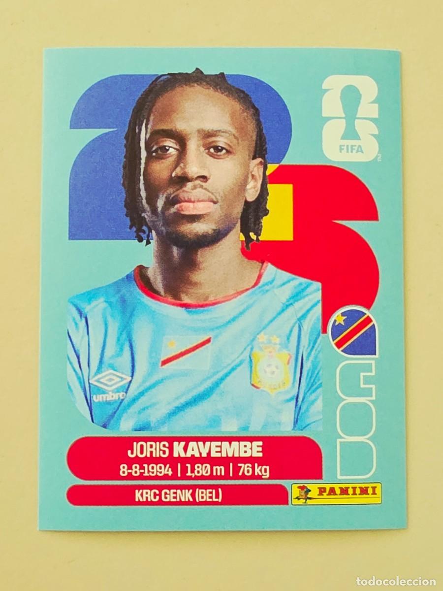 Cromos de f&uacute;tbol: COD 7 Joris Kayembe, Rep&uacute;blica Democr&aacute;tica del Congo, Panini FIFA World Cup Mundial 2026 Sticker