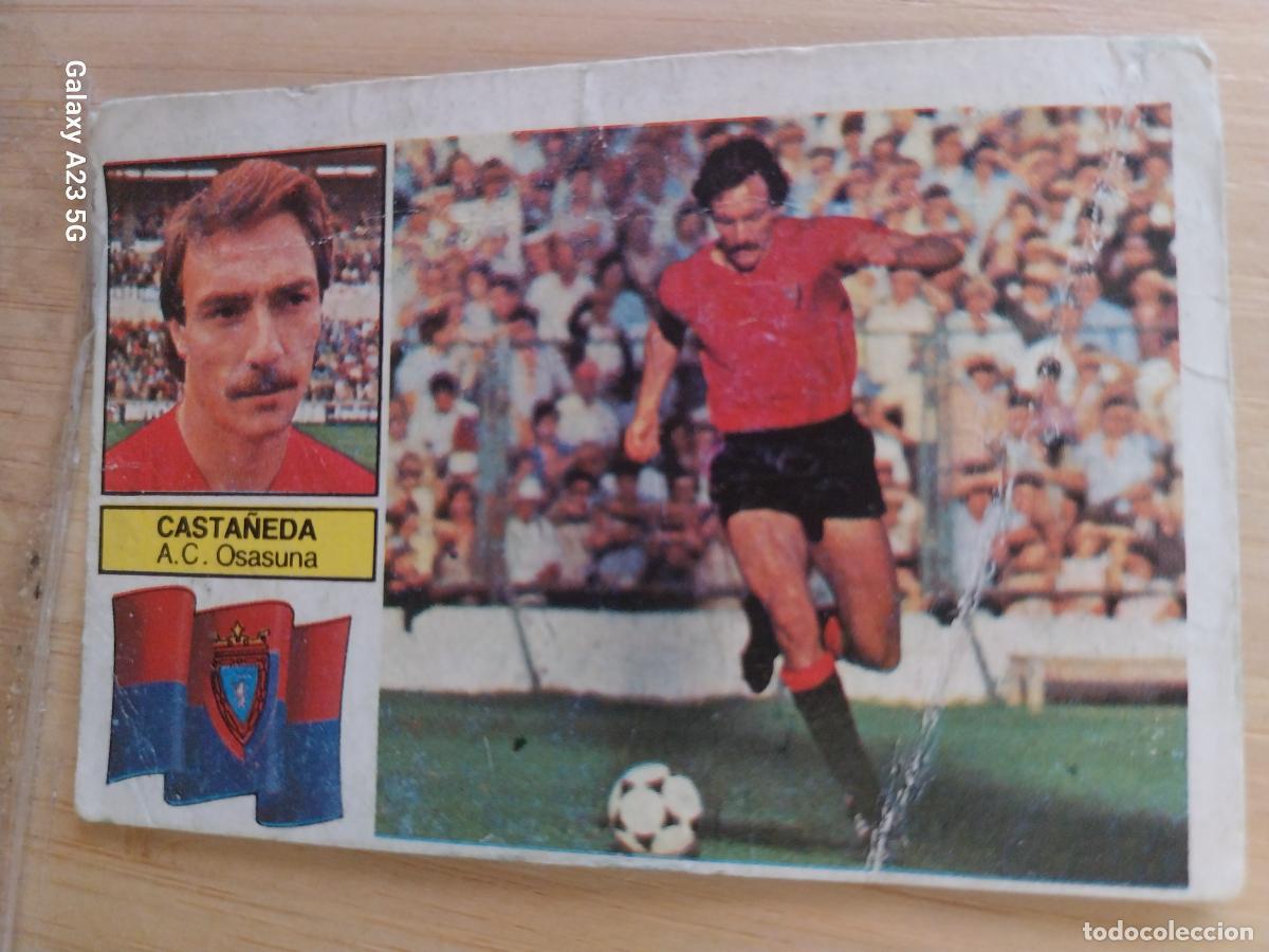 Cromos de f&uacute;tbol: CASTA&Ntilde;EDA OSASUNA ED ESTE LIGA 1982 82 83 CROMO RECUPERADO ORIGINAL *--