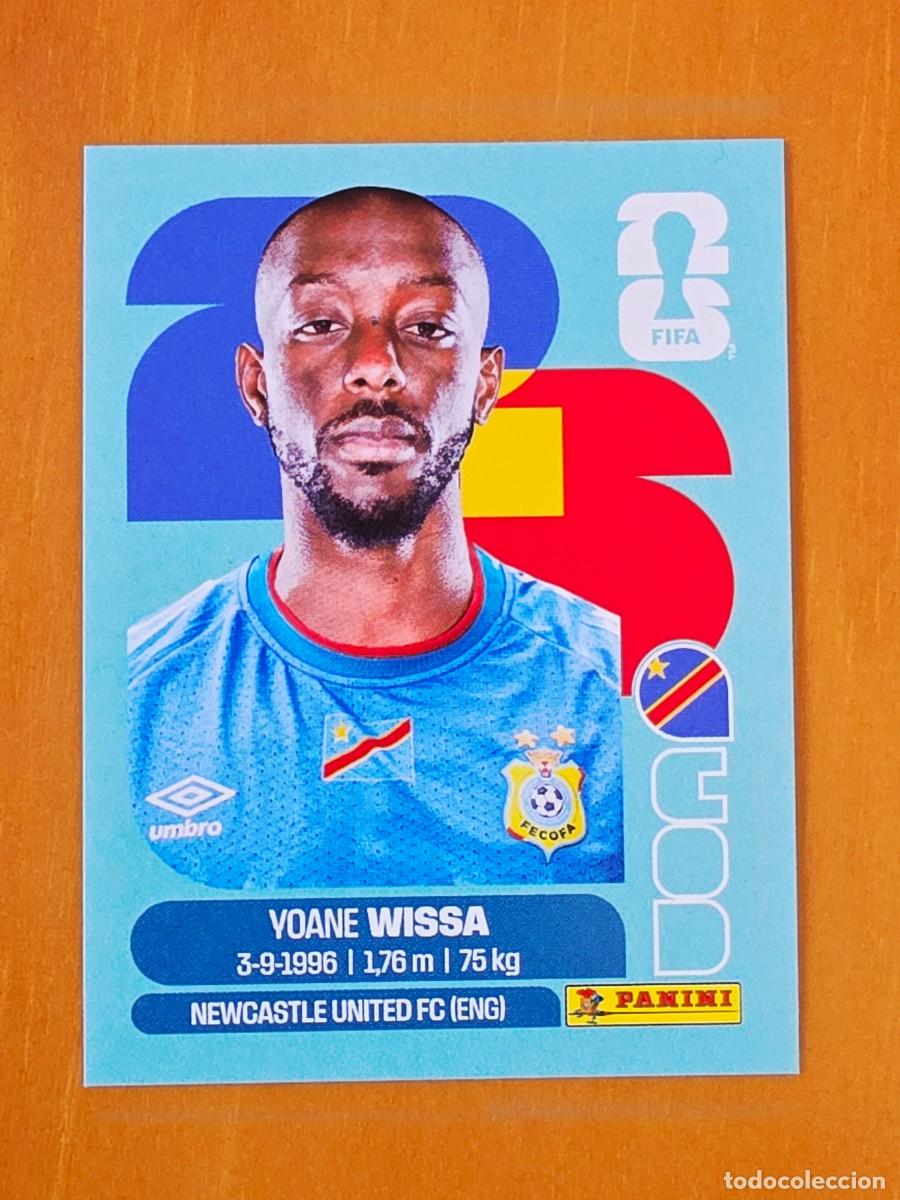 Cromos de f&uacute;tbol: COD 16 Yoane Wissa, Rep&uacute;blica Democr&aacute;tica del Congo, Panini FIFA World Cup Mundial 2026 Sticker