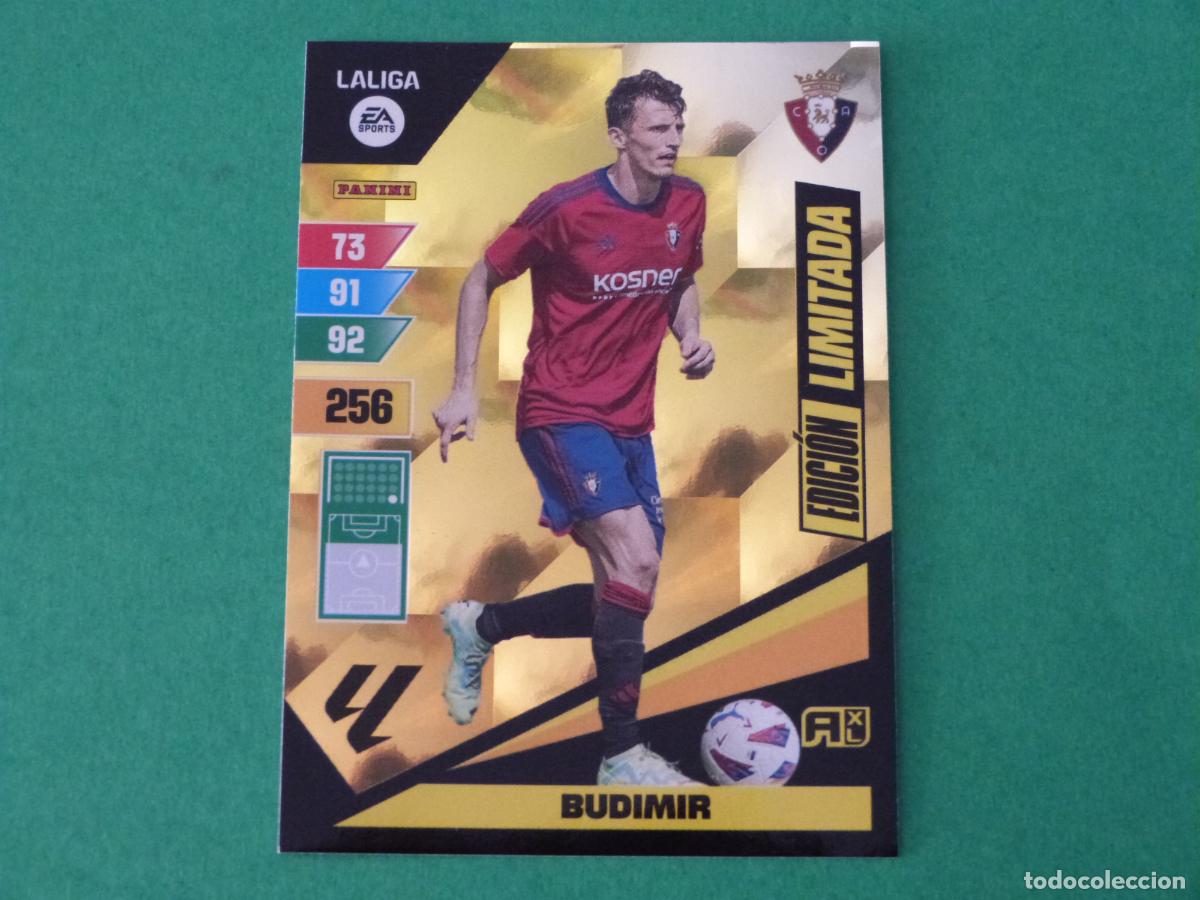 Cromos de f&uacute;tbol: TRADING CARD FUTBOL BUDIMIR AT. OSASUNA EDICION LIMITADA LIGA ADRENALYN XL 2023-2024/23-24 PANINI