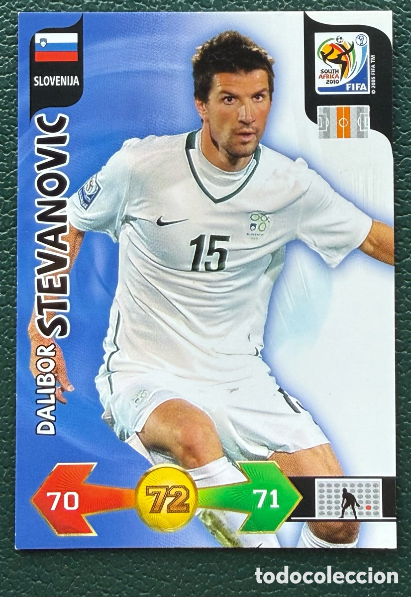 Cromos de f&uacute;tbol: DALIBOR STEVANOVIC ESLOVENIA FICHAS ALBUM ADRENALYN XL MUNDIAL SOUTH AFRICA 2010