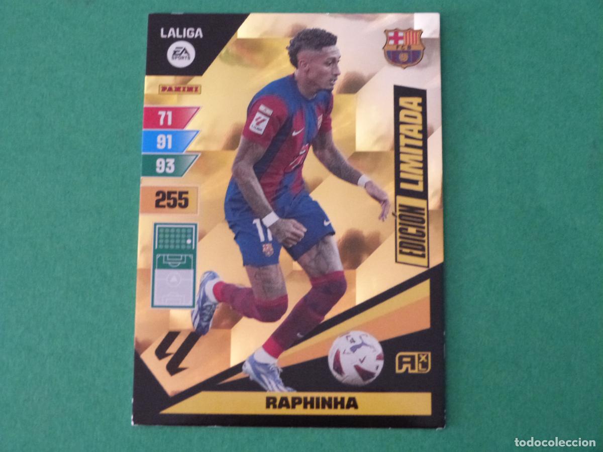 Cromos de f&uacute;tbol: TRADING CARD FUTBOL RAPHINHA F.C BARCELONA EDICION LIMITADA LIGA ADRENALYN XL 2023-2024/23-24 PANINI