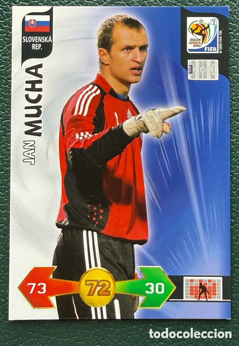 Cromos de f&uacute;tbol: JAN MUCHA ESLOVAQUIA FICHAS ALBUM ADRENALYN XL MUNDIAL SOUTH AFRICA 2010