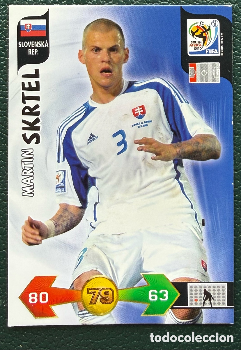 Cromos de f&uacute;tbol: MARTIN SKRTEL ESLOVAQUIA FICHAS ALBUM ADRENALYN XL MUNDIAL SOUTH AFRICA 2010
