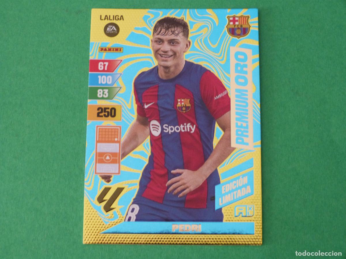 Cromos de f&uacute;tbol: TRADING CARD FUTBOL PEDRI F.C. BARCELONA ED. LIMITADA LIGA ADRENALYN XL 2023-2024/23-24 PANINI