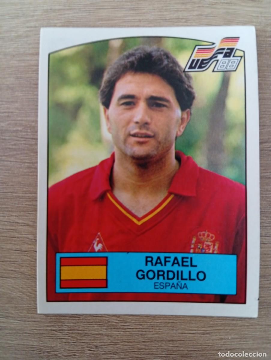 Cromos de f&uacute;tbol: RAFAEL GORDILLO 145 ESPA&Ntilde;A EUROCOPA EURO 1988 88 ALEMANIA NUNCA PEGADO SIN PEGAR