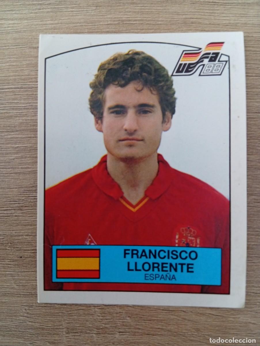 Cromos de f&uacute;tbol: FRANCISCO LLORENTE 148 ESPA&Ntilde;A EUROCOPA EURO 1988 88 ALEMANIA NUNCA PEGADO SIN PEGAR