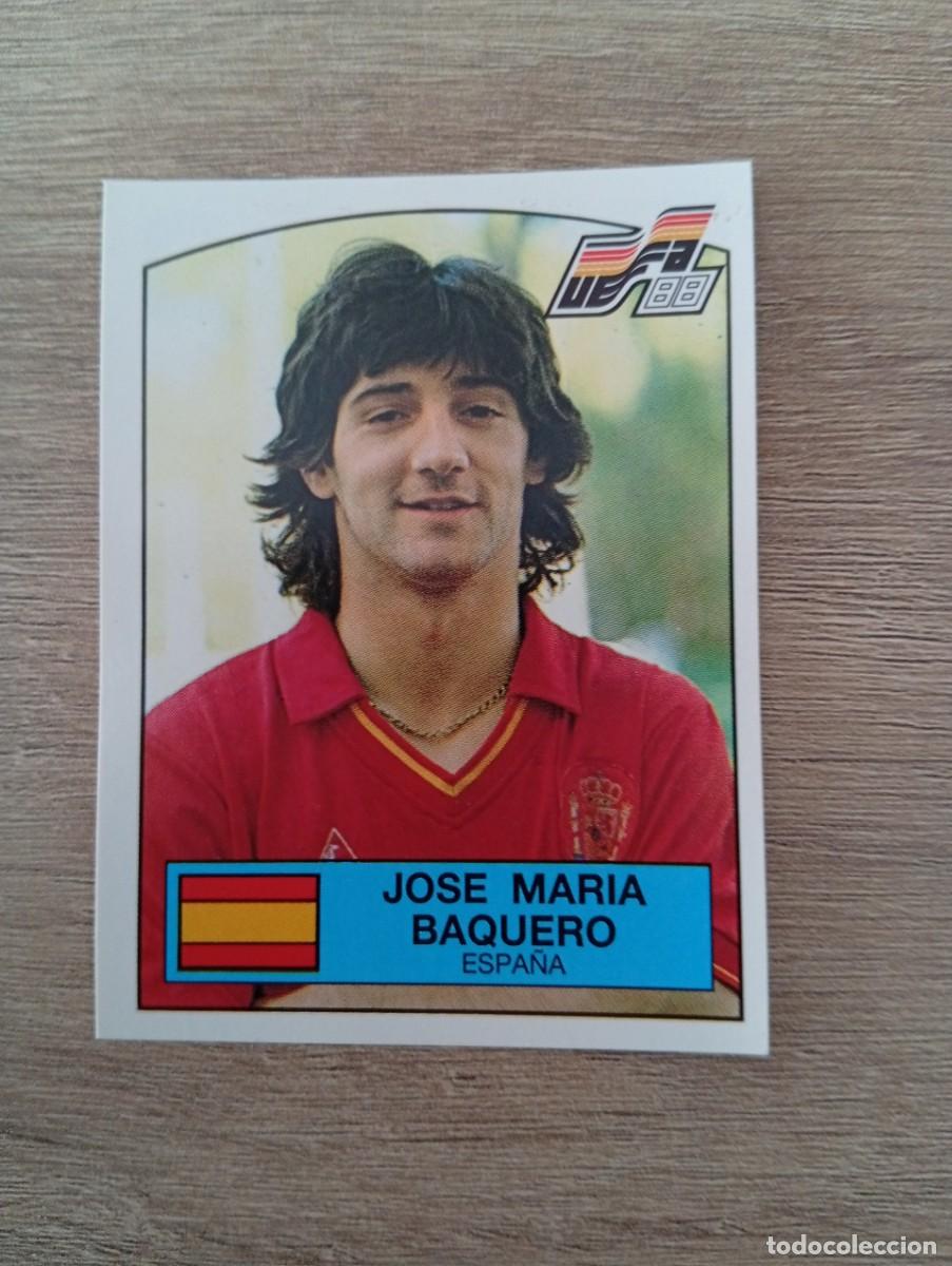 Cromos de f&uacute;tbol: JOSE MARIA BAQUERO 151 ESPA&Ntilde;A EUROCOPA EURO 1988 88 ALEMANIA NUNCA PEGADO SIN PEGAR