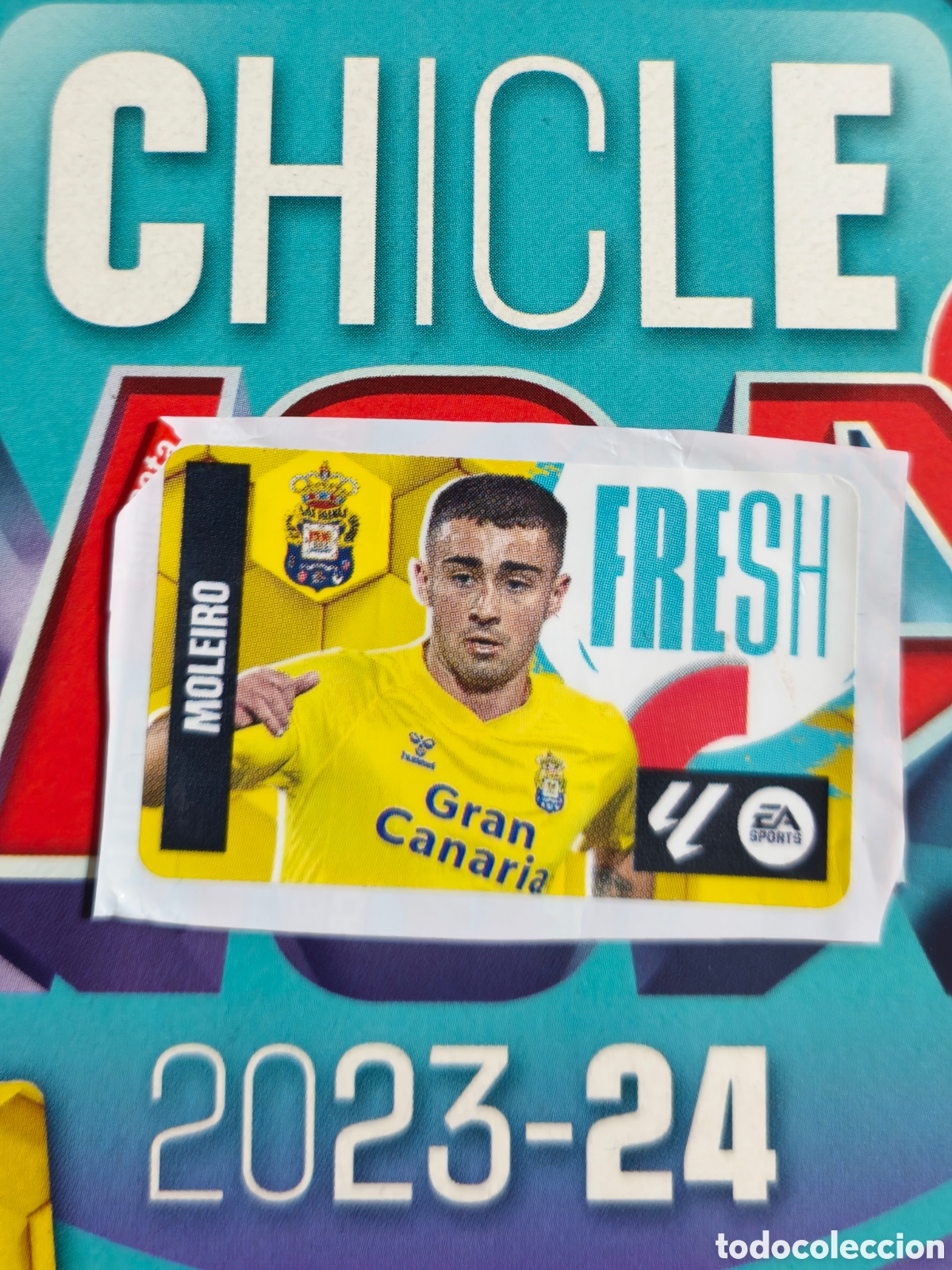 Fu&szlig;ball-Sticker: Moleiro FRESH chicle liga este 23/24 Las Palmas