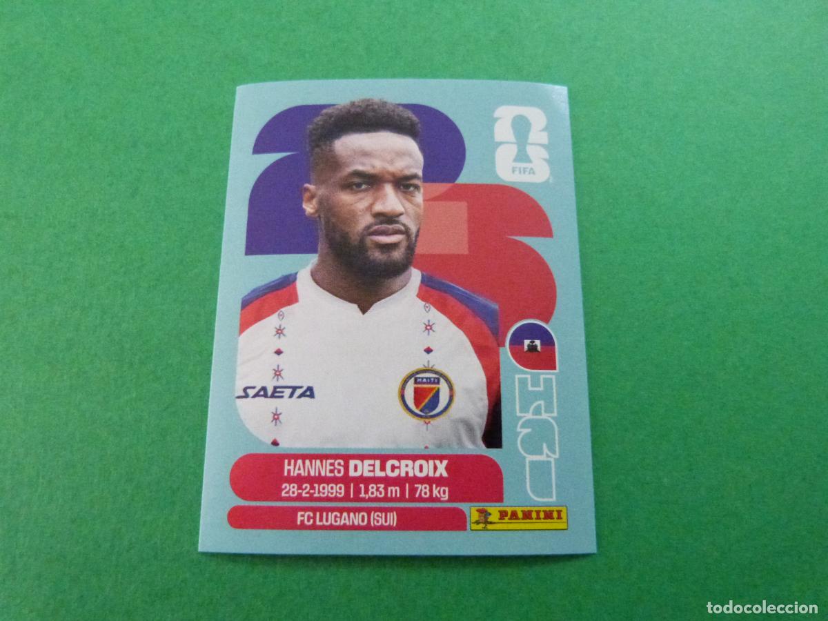 Football Stickers: CROMO FUTBOL DELCROIX HAITI SIN PEGAR N&ordm; 9 HAI 9 MUNDIAL 2026 PANINI