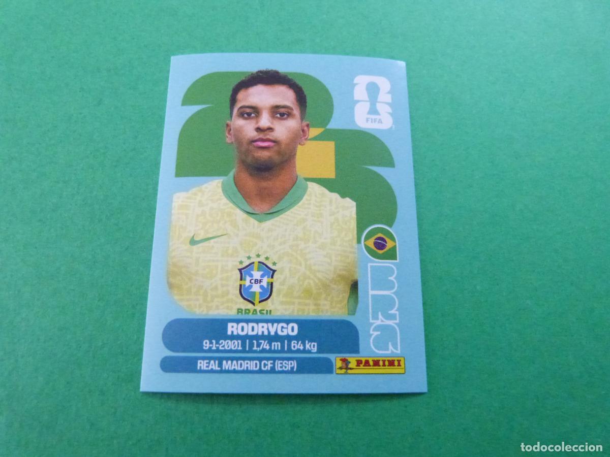 Cromos de f&uacute;tbol: CROMO FUTBOL RODRYGO BRASIL SIN PEGAR N&ordm; 15 BRA 15 MUNDIAL 2026 PANINI