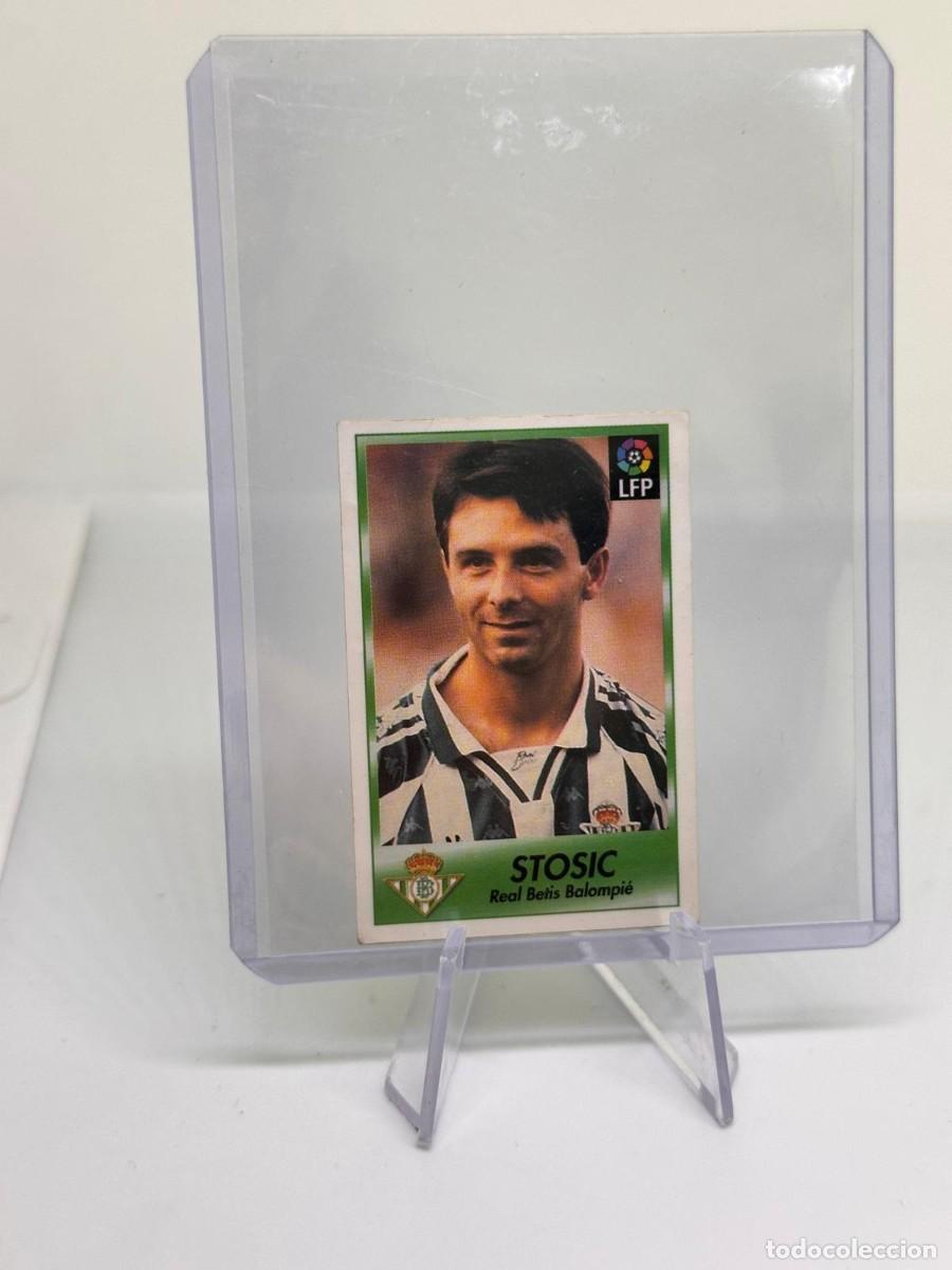 Figurine di Calcio: Stosic 22 Real Betis muy Dificil Bollycao Futbol 96 97 1996 1997 sin pegar