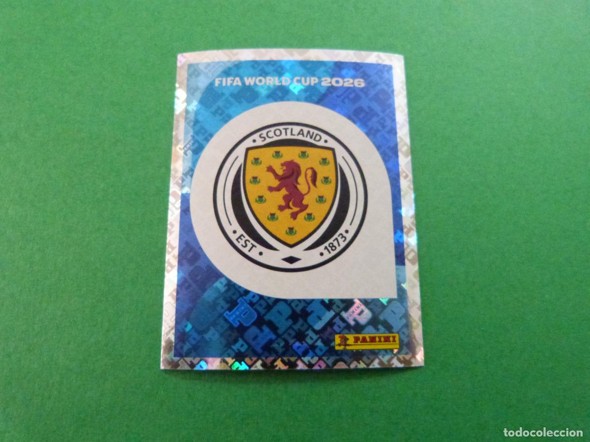 Cromos de f&uacute;tbol: CROMO FUTBOL ESCUDO ESCOCIA SIN PEGAR N&ordm; 1 SCO 1 MUNDIAL 2026 PANINI