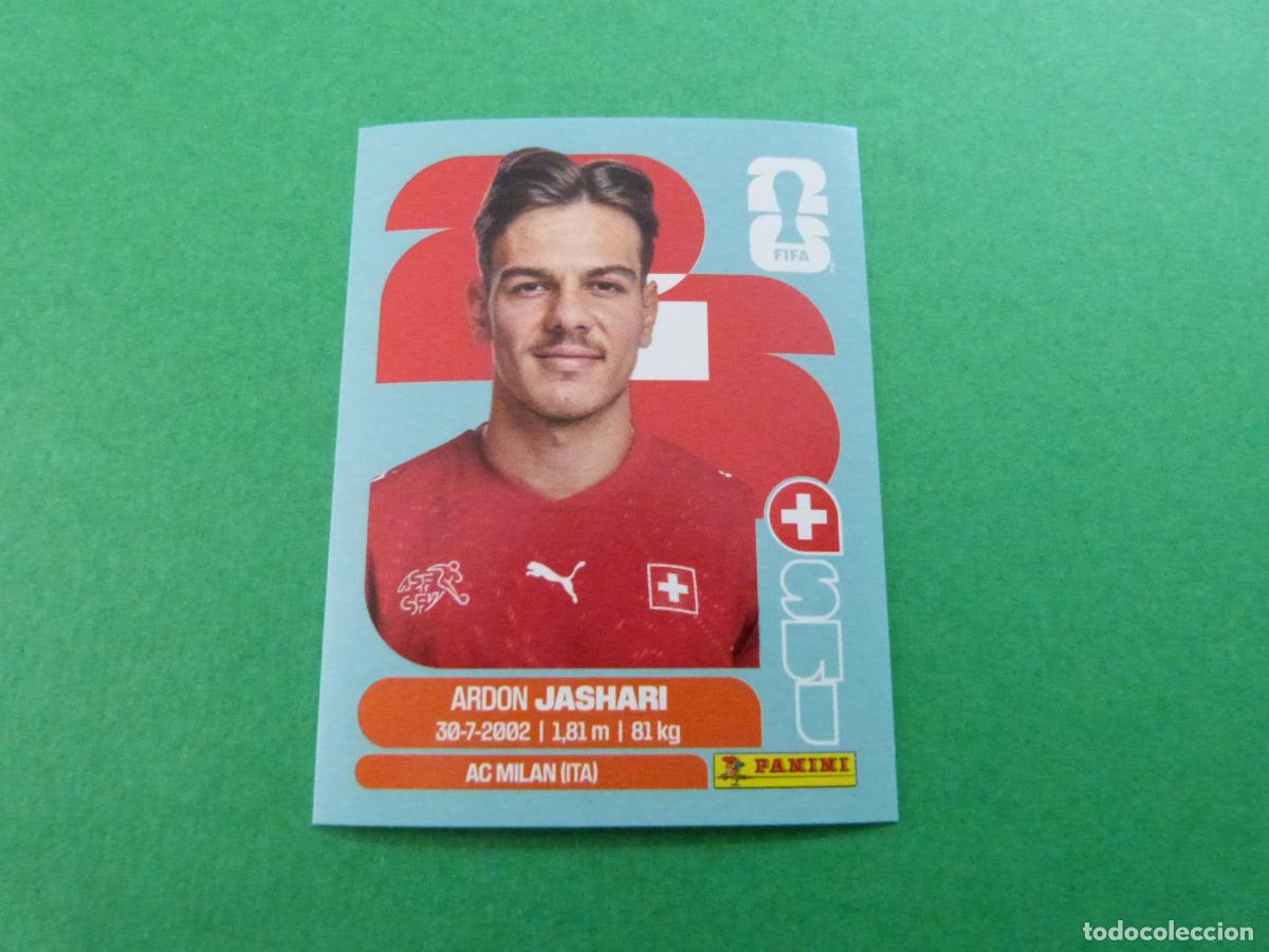 Cromos de f&uacute;tbol: CROMO FUTBOL JASHARI SUIZA SIN PEGAR N&ordm; 14 SUI 14 MUNDIAL 2026 PANINI