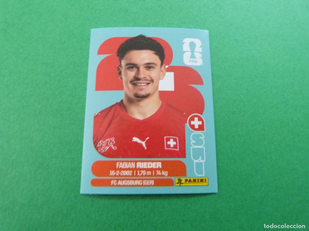 Cromos de f&uacute;tbol: CROMO FUTBOL RIEDER SUIZA SIN PEGAR N&ordm; 12 SUI 12 MUNDIAL 2026 PANINI
