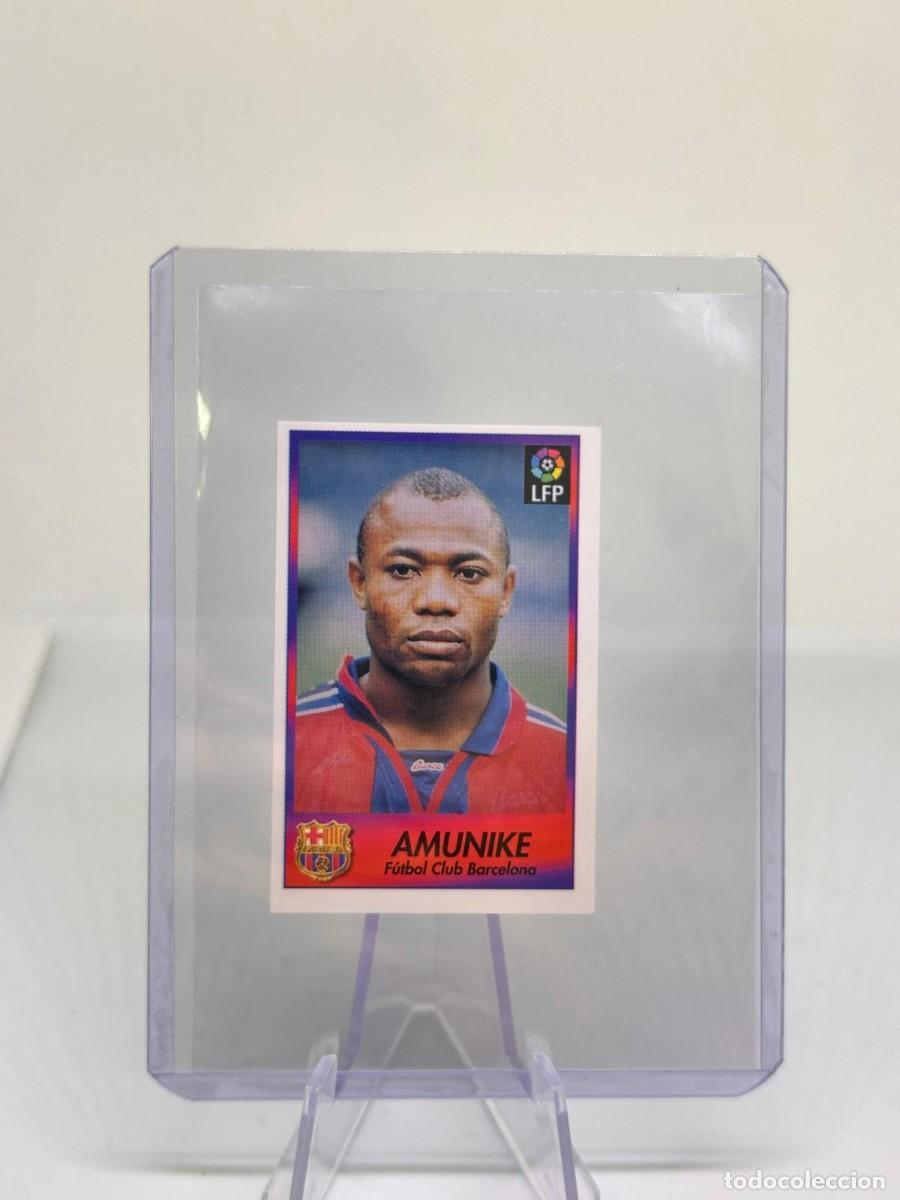 Cromos de f&uacute;tbol: Amunike Fichaje 288 FC Barcelona Dificil Bollycao Futbol 96 97 1996 1997 sin pegar