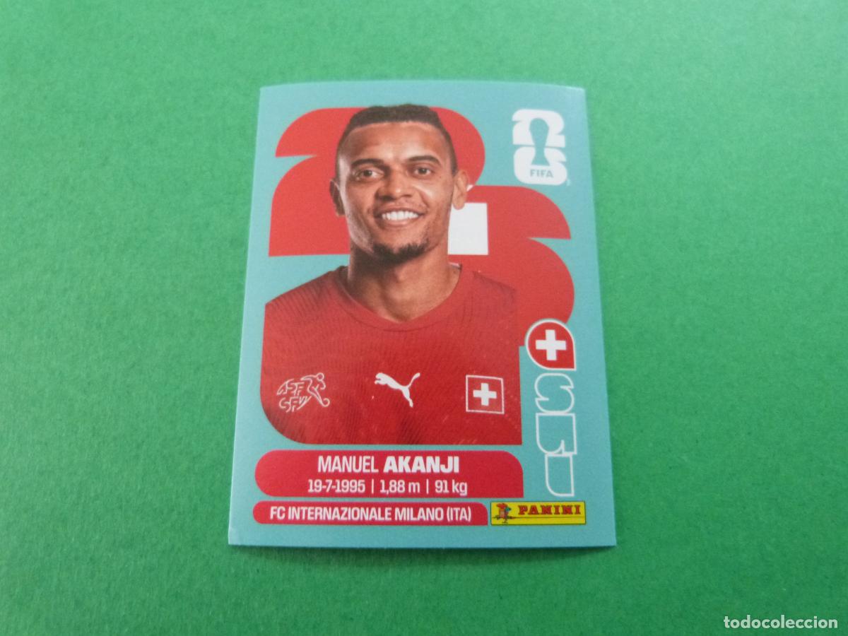 Cromos de f&uacute;tbol: CROMO FUTBOL AKANJI SUIZA SIN PEGAR N&ordm; 4 SUI 4 MUNDIAL 2026 PANINI