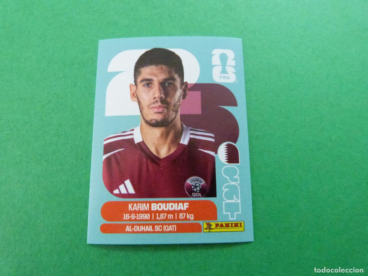 Cromos de f&uacute;tbol: CROMO FUTBOL BOUDIAF QATAR SIN PEGAR N&ordm; 10 QAT 10 MUNDIAL 2026 PANINI