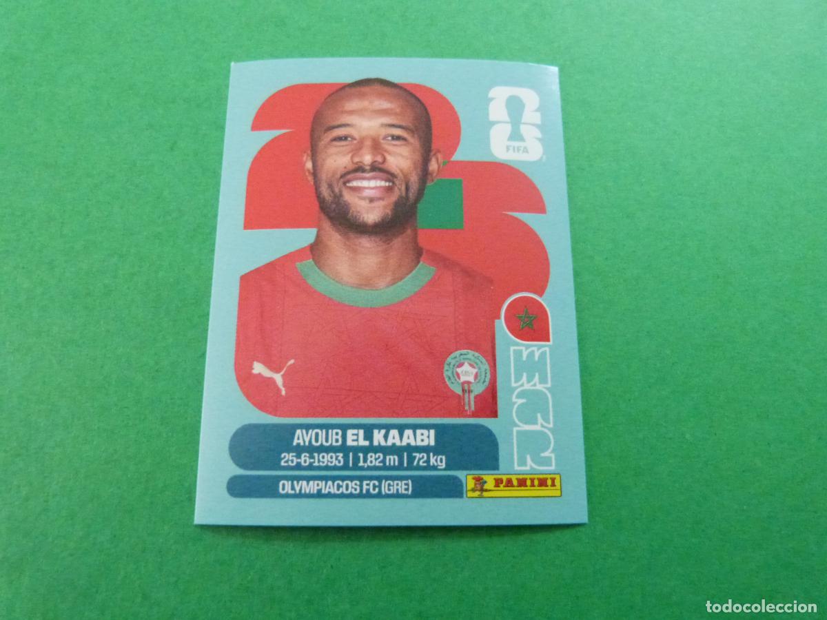 Cromos de f&uacute;tbol: CROMO FUTBOL EL KAABI MARRUECOS SIN PEGAR N&ordm; 20 MAR 20 MUNDIAL 2026 PANINI