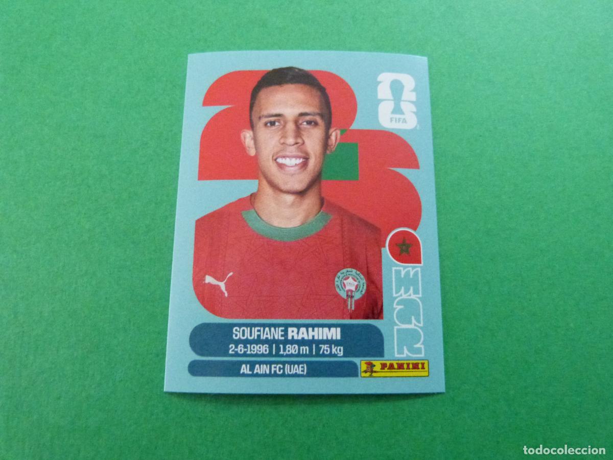 Cromos de f&uacute;tbol: CROMO FUTBOL RAHIMI MARRUECOS SIN PEGAR N&ordm; 18 MAR 18 MUNDIAL 2026 PANINI