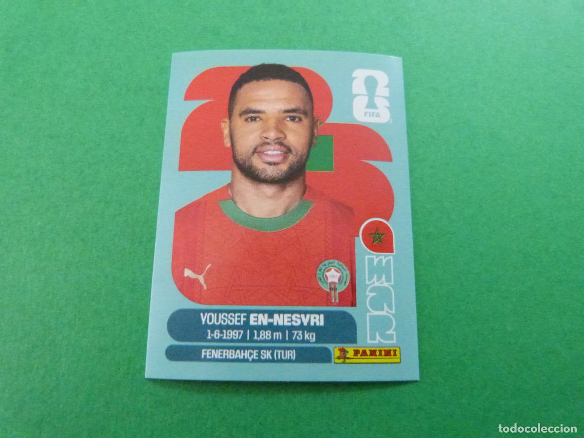 Cromos de f&uacute;tbol: CROMO FUTBOL EN-NESYRI MARRUECOS SIN PEGAR N&ordm; 16 MAR 16 MUNDIAL 2026 PANINI