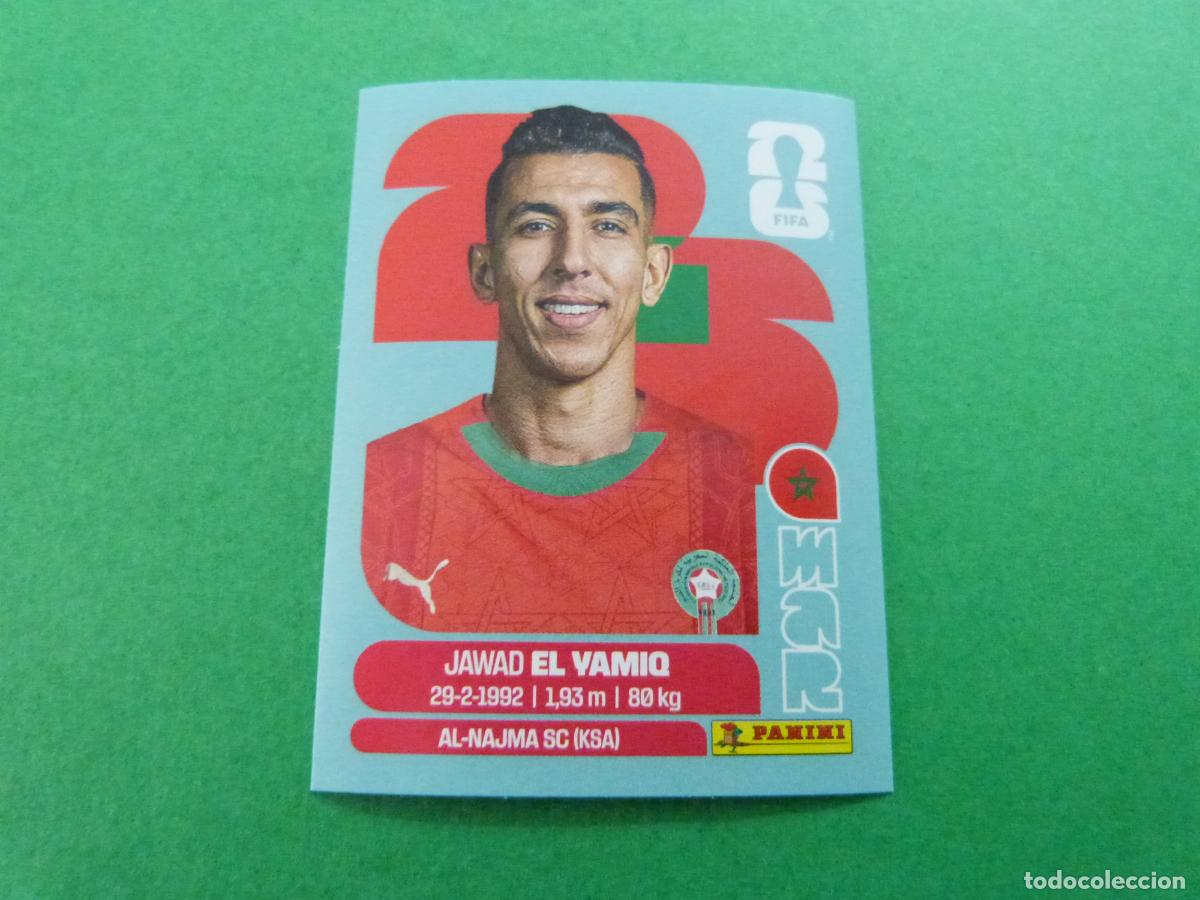 Cromos de f&uacute;tbol: CROMO FUTBOL EL YAMIQ MARRUECOS SIN PEGAR N&ordm; 8 MAR 8 MUNDIAL 2026 PANINI