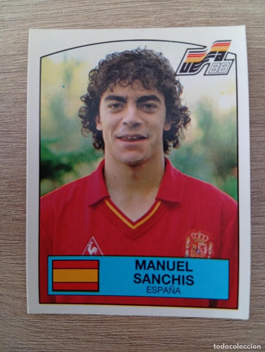 Cromos de f&uacute;tbol: MANUEL SANCHIS 137 ESPA&Ntilde;A EUROCOPA EURO 1988 88 ALEMANIA NUNCA PEGADO SIN PEGAR