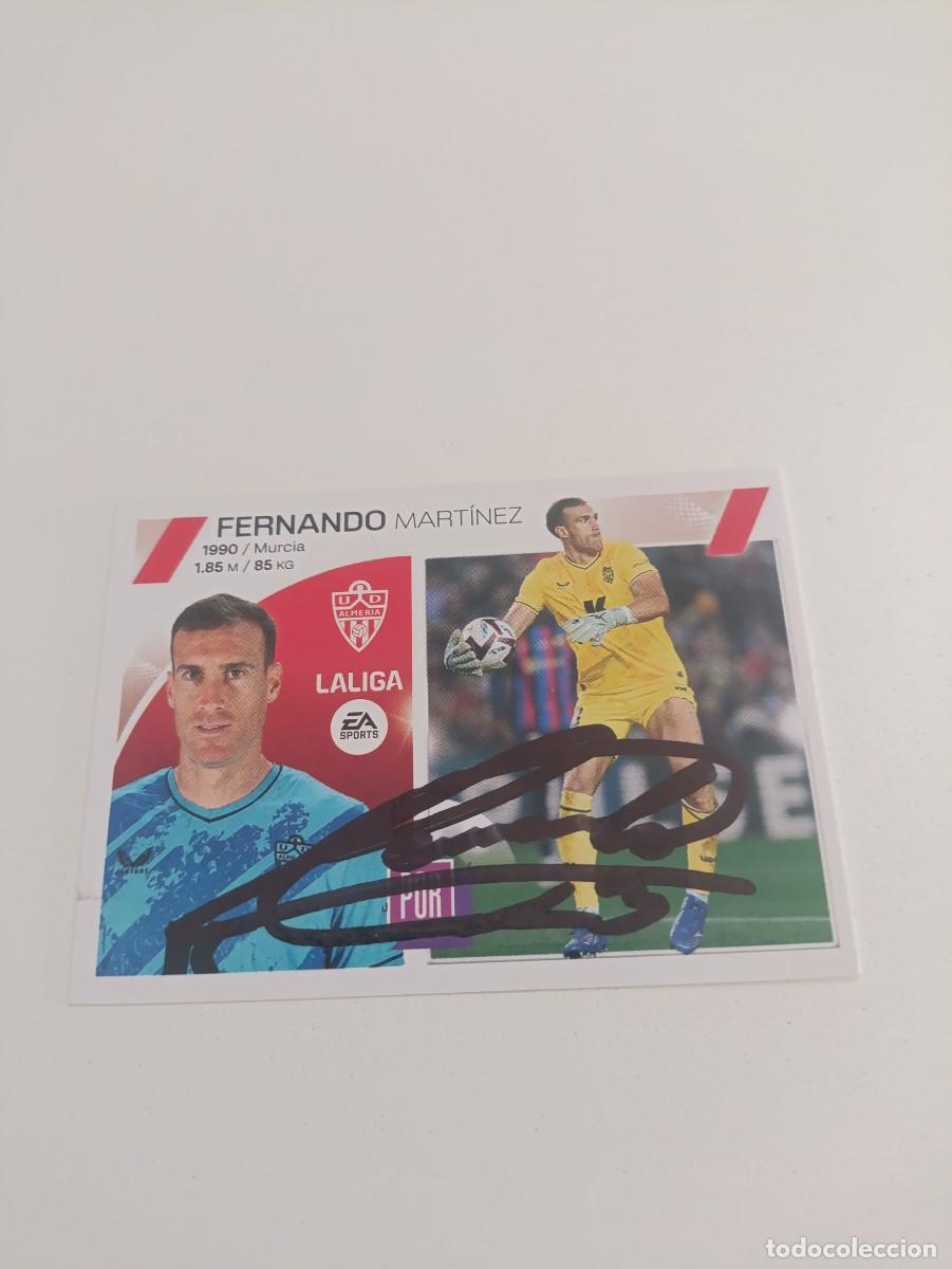 Cromos de f&uacute;tbol: Auto original de Fernando Almer&iacute;a