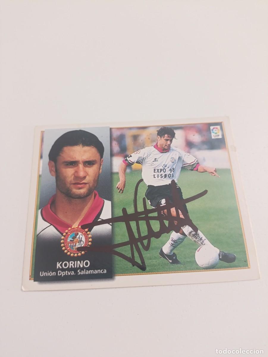 Cromos de f&uacute;tbol: Auto original de Korino Salamanca
