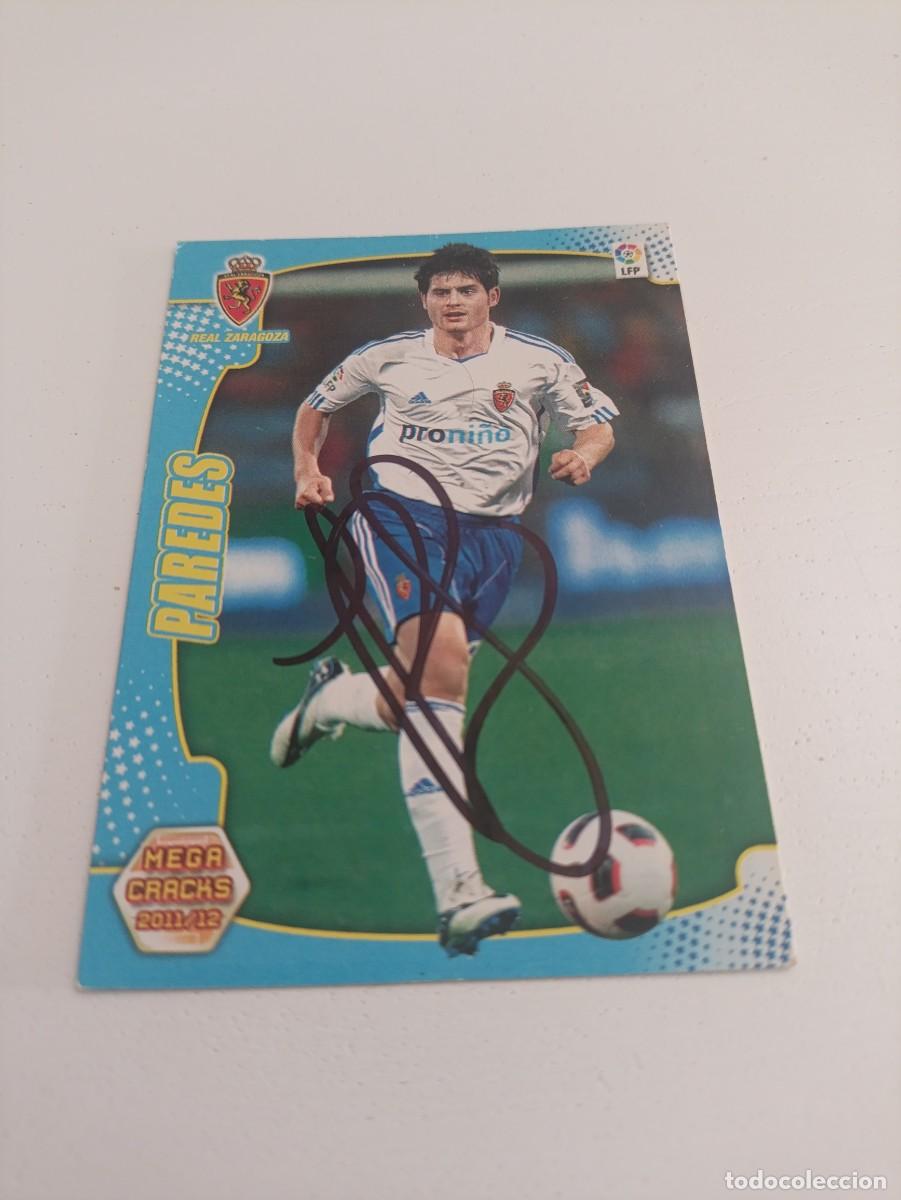 Cromos de f&uacute;tbol: Auto original de Paredes Zaragoza
