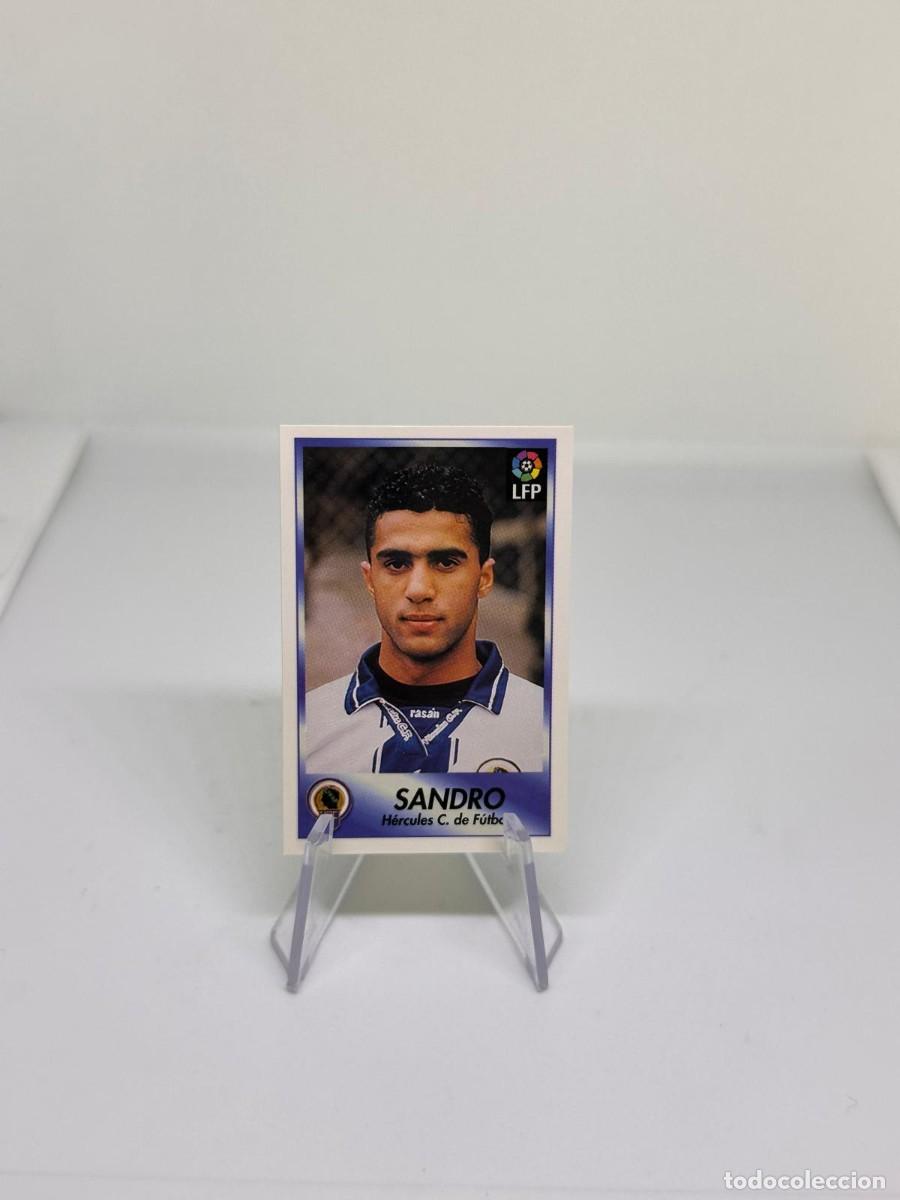 Cromos de f&uacute;tbol: Sandro Fichaje 300 Hercules Dificil Bollycao Futbol 96 97 1996 1997 sin pegar