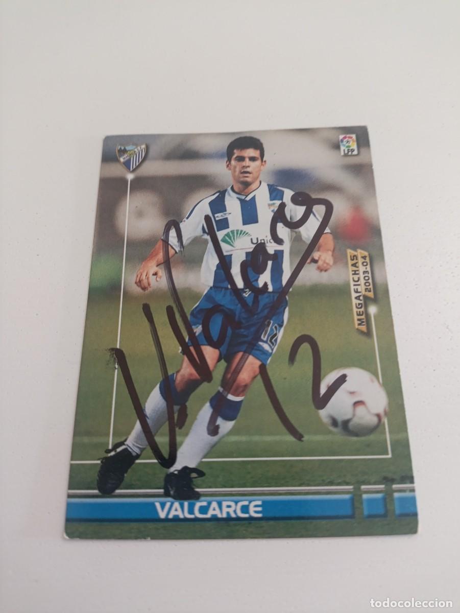 Cromos de f&uacute;tbol: Auto original de Valcarce Malaga