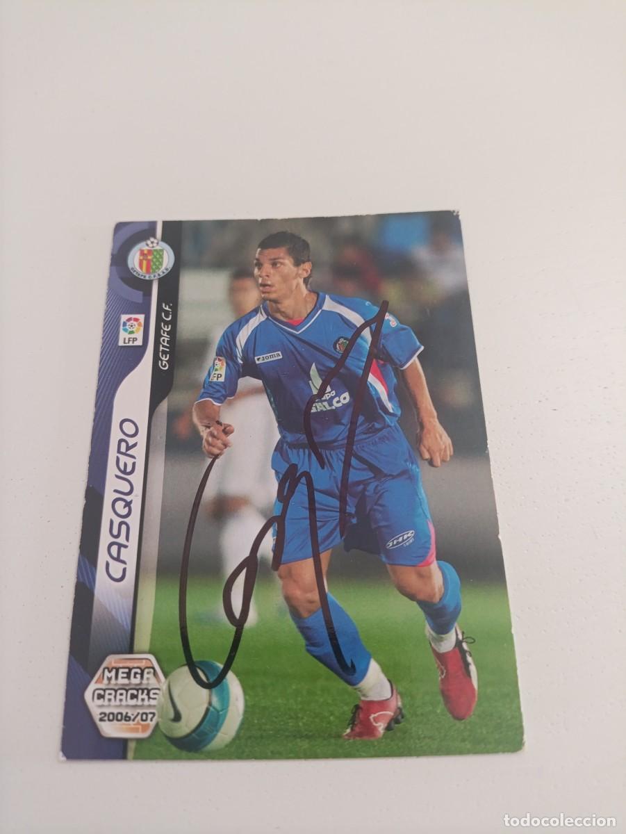 Cromos de f&uacute;tbol: Auto original de Casquero Getafe