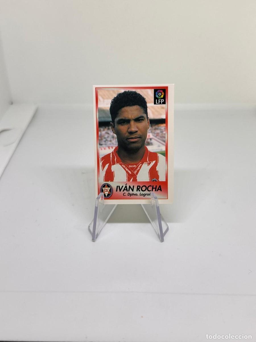 Cromos de f&uacute;tbol: Ivan Rocha Fichaje 302 Deportivo Logro&ntilde;es Dificil Bollycao Futbol 96 97 1996 1997 sin pegar