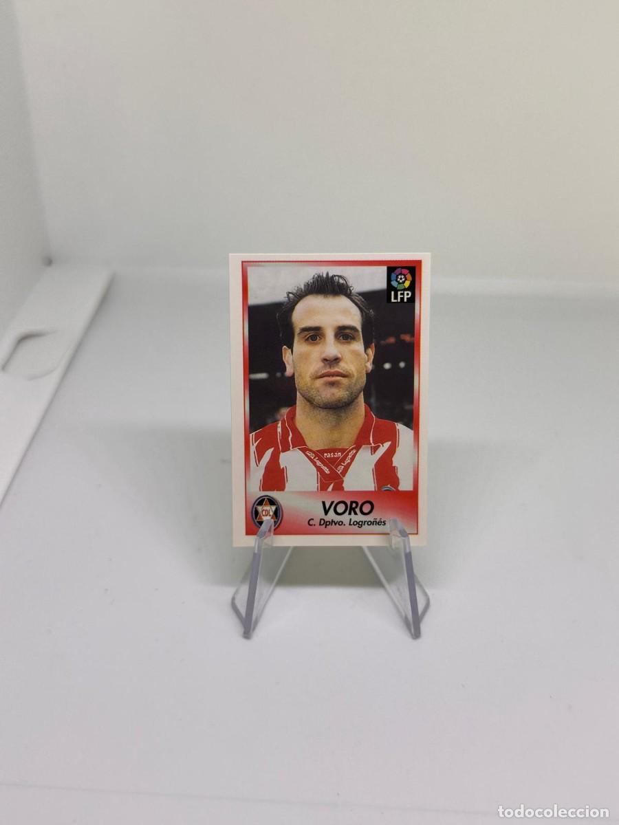 Cromos de f&uacute;tbol: Voro Fichaje 303 Deportivo Logro&ntilde;es Dificil Bollycao Futbol 96 97 1996 1997 sin pegar