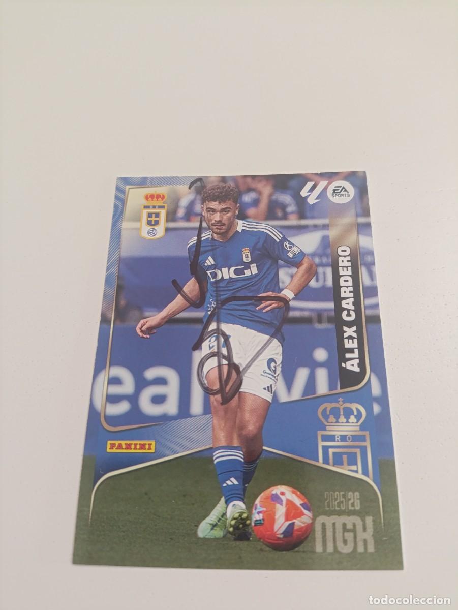 Cromos de f&uacute;tbol: Auto original de Alex Cardero Oviedo