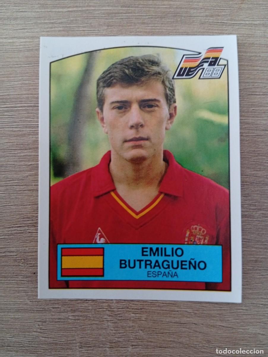 Cromos de f&uacute;tbol: EMILIO BUTRAGUE&Ntilde;O 149 ESPA&Ntilde;A EUROCOPA EURO 1988 88 ALEMANIA NUNCA PEGADO SIN PEGAR