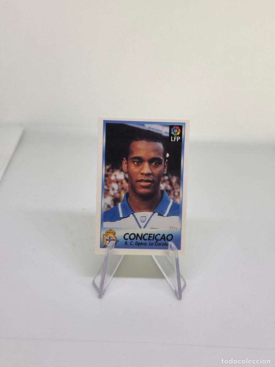 Cromos de f&uacute;tbol: Concei&ccedil;ao Fichaje 292 Deportivo La Coru&ntilde;a Dificil Bollycao Futbol 96 97 1996 1997 sin pegar