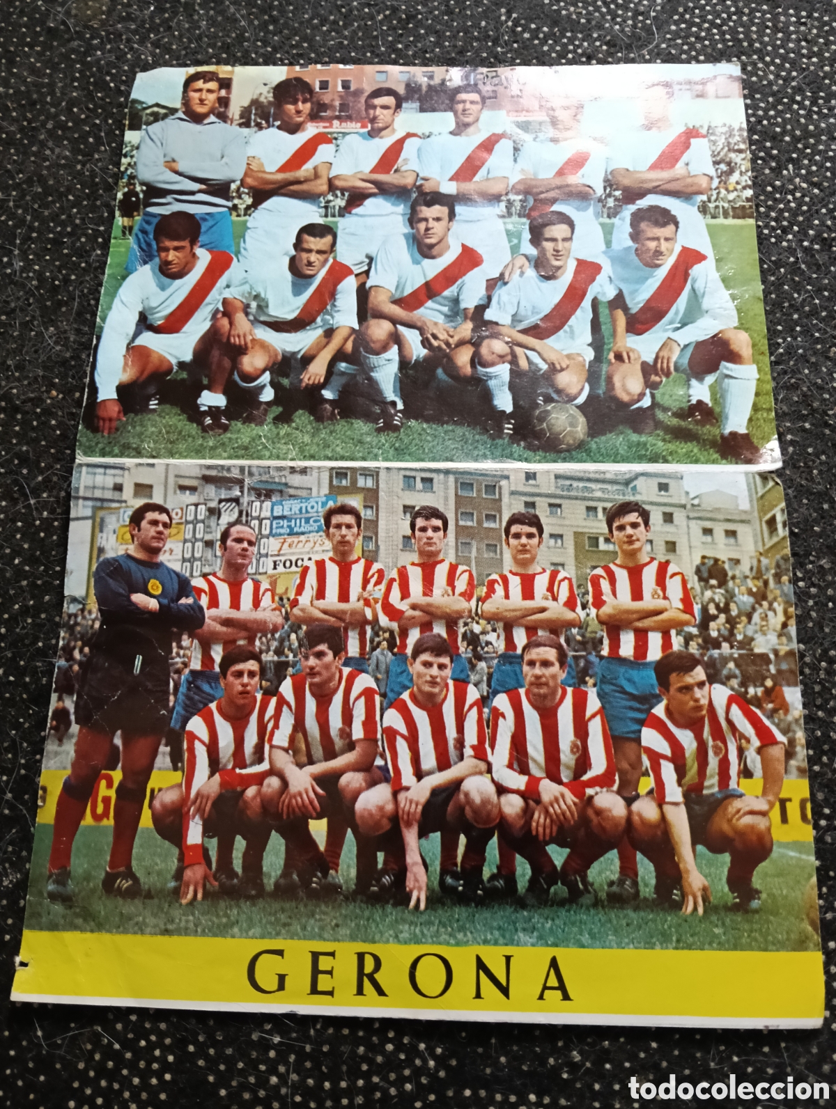 Cromos de f&uacute;tbol: Equipos Rayo Vallecano 1968 y Gerona C.F. temporada 1968-69