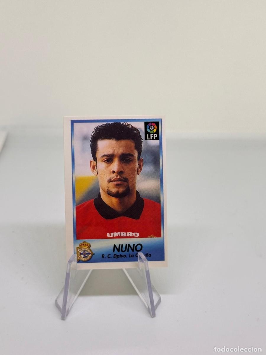Cromos de f&uacute;tbol: Nuno Fichaje 294 Deportivo La Coru&ntilde;a Dificil Bollycao Futbol 96 97 1996 1997 sin pegar