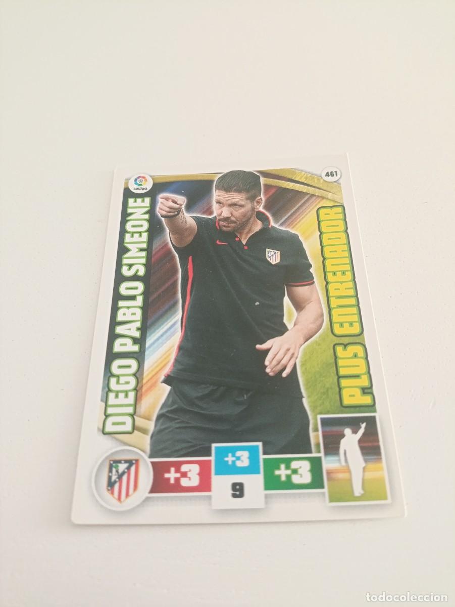 Cromos de f&uacute;tbol: Adrenalyn 2015/16 Simeone Atl&eacute;tico de Madrid