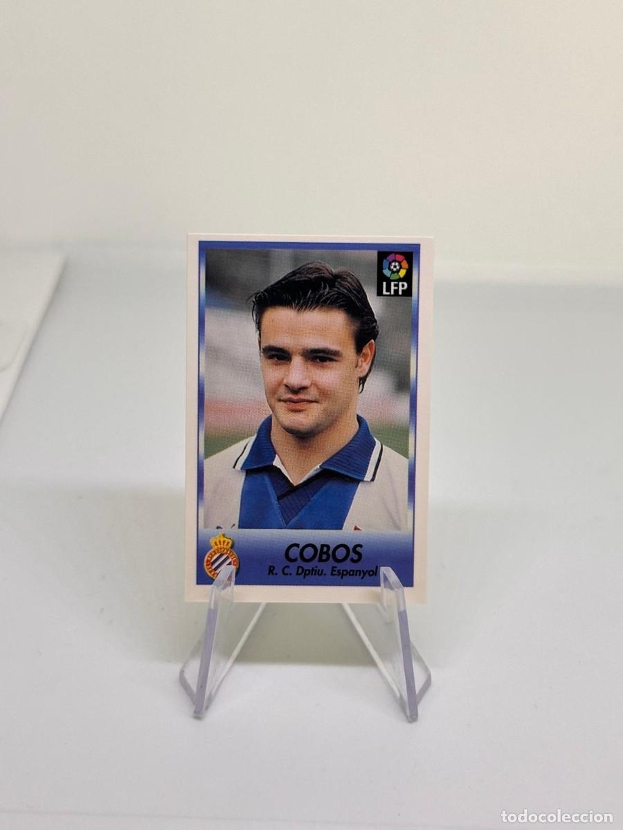 Cromos de f&uacute;tbol: Cobos Fichaje 296 Deportivo RCD Espanyol Dificil Bollycao Futbol 96 97 1996 1997 sin pegar