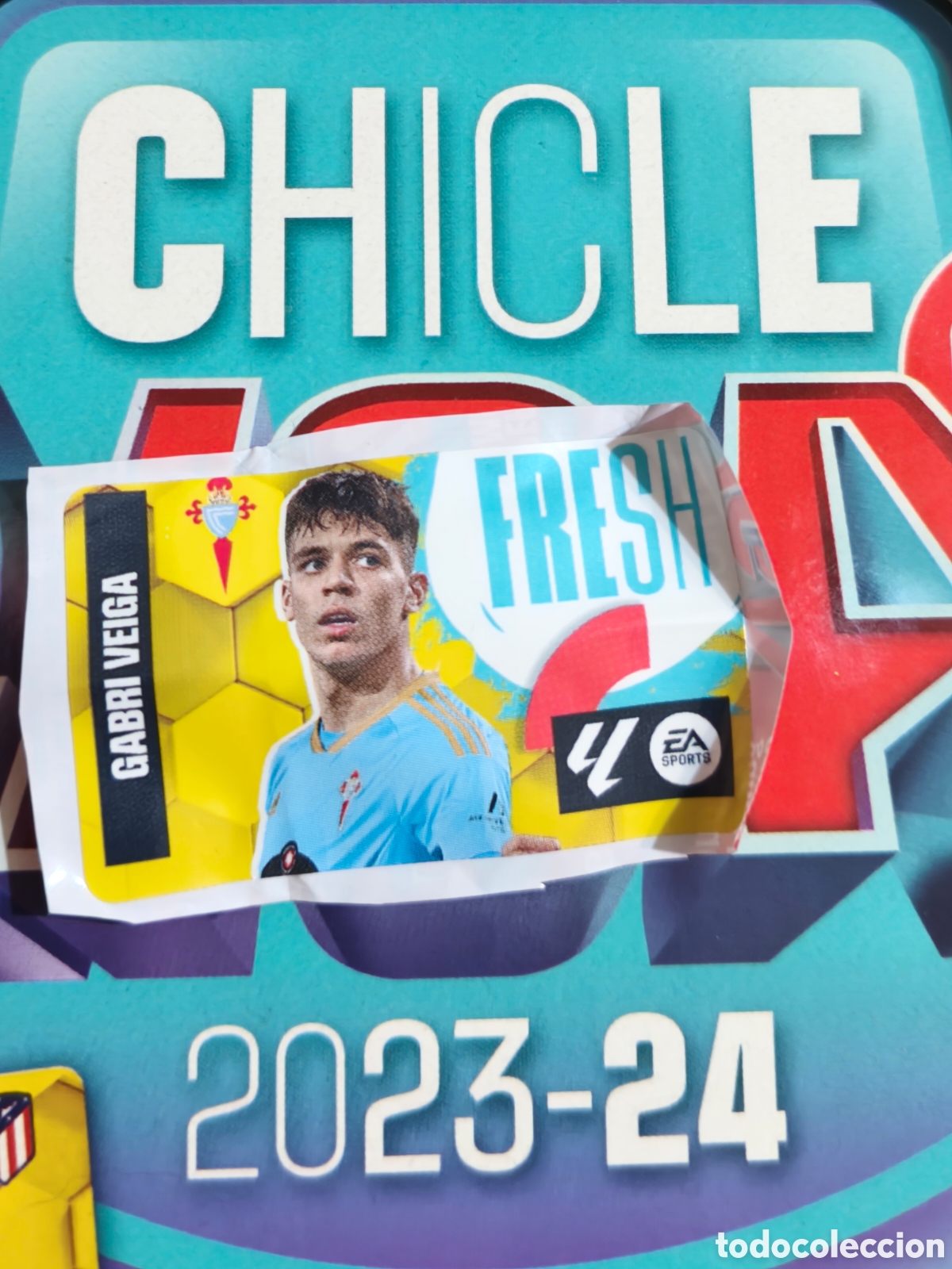 Cromos de f&uacute;tbol: Gabri Veiga FRESH chicle liga este 23/24 Celta