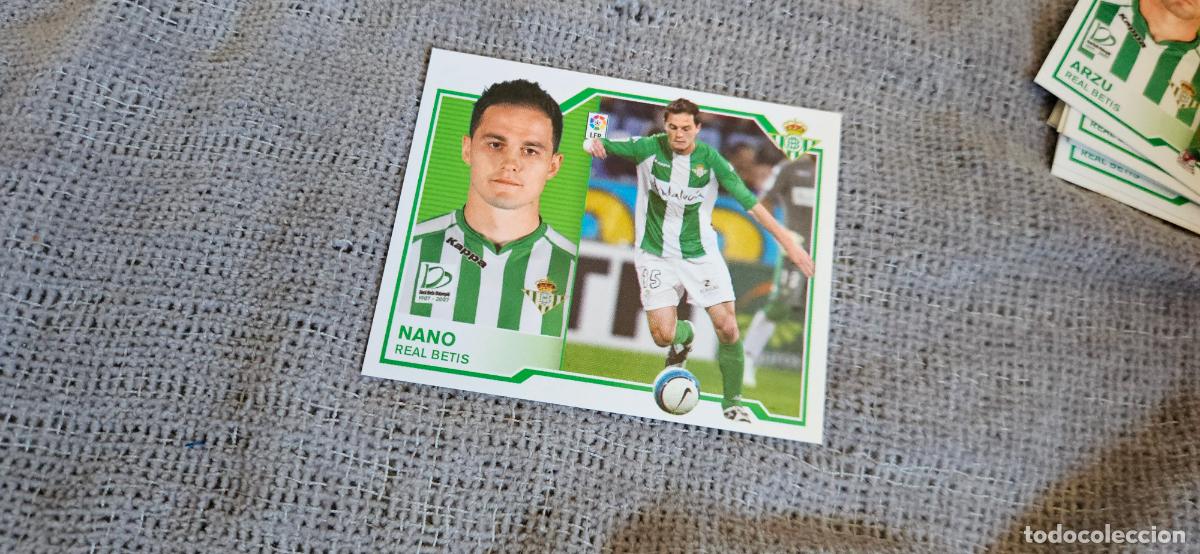 Cartes &agrave; collectionner de Football: Nano - Betis - Liga Este 2007 2008 - 07 08 - Sin pegar - Trading Card