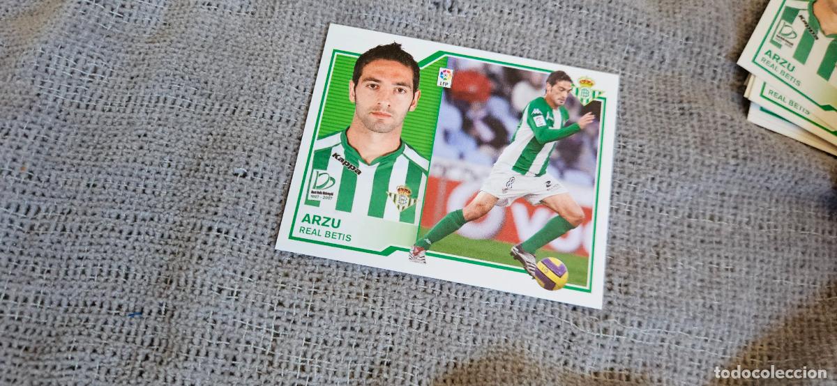 Cartes &agrave; collectionner de Football: Arzu - Betis - Liga Este 2007 2008 - 07 08 - Sin pegar - Trading Card