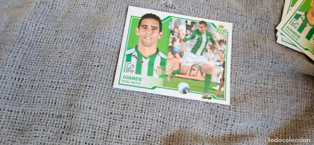 Cromos de Futebol: Juande - Betis - Liga Este 2007 2008 - 07 08 - Sin pegar - Trading Card