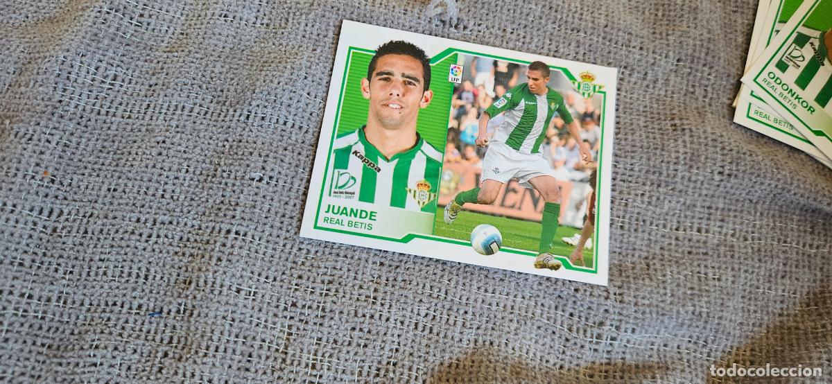 Cromos de Futebol: Juande - Betis - Liga Este 2007 2008 - 07 08 - Sin pegar - Trading Card